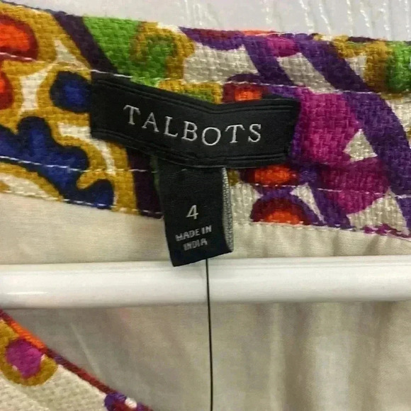 NWT Talbots Floral Paisley Sheath Dress - Picture 3 of 6